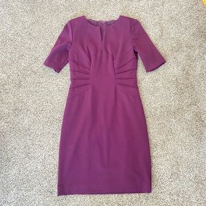 Plum/Purple Alex Marie Sheath Dress, size 4